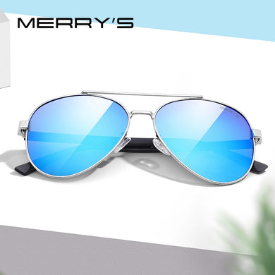 MERRYS DESIGN Men Classic Pilot Sunglasses HD Polarized Sun glasses For Driving Fishing TR90 Legs UV400 Protection S8299