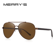 Load image into Gallery viewer, MERRYS DESIGN Men Classic Pilot Sunglasses HD Polarized Sun glasses For Driving Fishing TR90 Legs UV400 Protection S8299