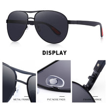 Load image into Gallery viewer, MERRYS DESIGN Men Classic Pilot Sunglasses HD Polarized Sun glasses For Driving TR90 Legs UV400 Protection S8125