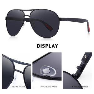 MERRYS DESIGN Men Classic Pilot Sunglasses HD Polarized Sun glasses For Driving TR90 Legs UV400 Protection S8125