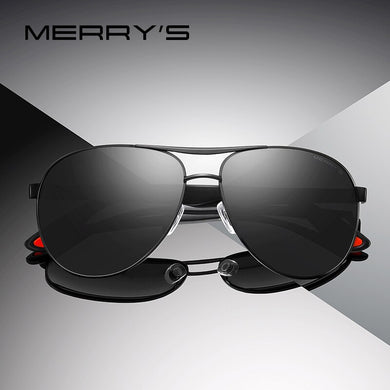 MERRYS DESIGN Men Classic Pilot Sunglasses HD Polarized Sun glasses For Driving TR90 Legs UV400 Protection S8125