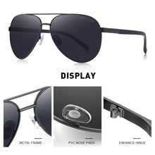 Load image into Gallery viewer, MERRYS DESIGN Men Classic Pilot Sunglasses HD Polarized Sun glasses For Driving TR90 Legs UV400 Protection S8190