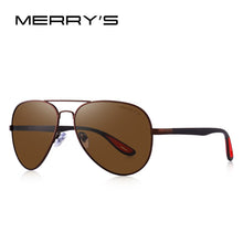 Load image into Gallery viewer, MERRYS DESIGN Men Classic Pilot Sunglasses HD Polarized Sun glasses For Driving TR90 Legs UV400 Protection S8236