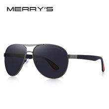 Load image into Gallery viewer, MERRYS DESIGN Men Classic Pilot Sunglasses HD Polarized Sun glasses For Driving TR90 Legs UV400 Protection S8125