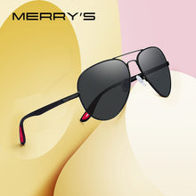Load image into Gallery viewer, MERRYS DESIGN Men Classic Pilot Sunglasses HD Polarized Sun glasses For Driving TR90 Legs UV400 Protection S8236