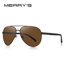 Load image into Gallery viewer, MERRYS DESIGN Men Classic Pilot Sunglasses HD Polarized Sun glasses For Driving TR90 Legs UV400 Protection S8190