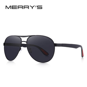 MERRYS DESIGN Men Classic Pilot Sunglasses HD Polarized Sun glasses For Driving TR90 Legs UV400 Protection S8125