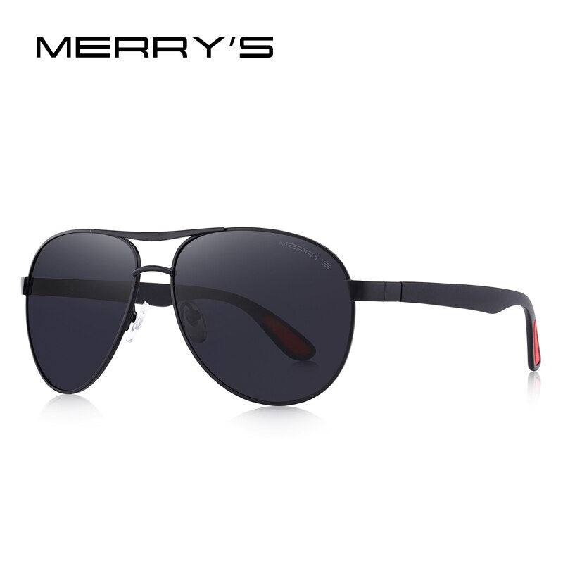 MERRYS DESIGN Men Classic Pilot Sunglasses HD Polarized Sun glasses For Driving TR90 Legs UV400 Protection S8125
