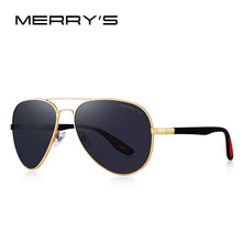 Load image into Gallery viewer, MERRYS DESIGN Men Classic Pilot Sunglasses HD Polarized Sun glasses For Driving TR90 Legs UV400 Protection S8236