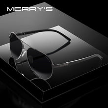 Load image into Gallery viewer, MERRYS DESIGN Men Classic Pilot Sunglasses HD Polarized Sun glasses For Driving TR90 Legs UV400 Protection S8190