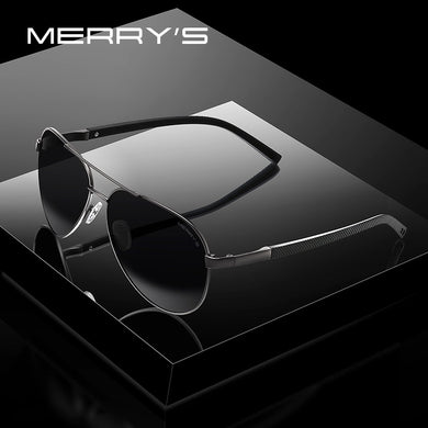 MERRYS DESIGN Men Classic Pilot Sunglasses HD Polarized Sun glasses For Driving TR90 Legs UV400 Protection S8190