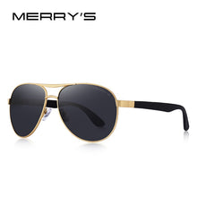 Load image into Gallery viewer, MERRYS DESIGN Men Classic Pilot Sunglasses HD Polarized Sun glasses For Driving TR90 Legs UV400 Protection S8125