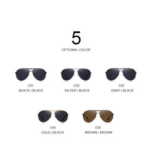 Load image into Gallery viewer, MERRYS DESIGN Men Classic Pilot Sunglasses HD Polarized Sun glasses For Driving TR90 Legs UV400 Protection S8125