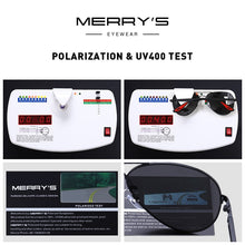 Load image into Gallery viewer, MERRYS DESIGN Men Classic Pilot Sunglasses HD Polarized Sun glasses For Driving TR90 Legs UV400 Protection S8236