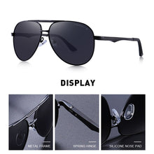 Load image into Gallery viewer, MERRYS DESIGN Men Classic Pilot Sunglasses HD Polarized Sun glasses For Men Driving Aluminum Legs UV400 Protection S8290