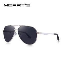 Load image into Gallery viewer, MERRYS DESIGN Men Classic Pilot Sunglasses HD Polarized Sun glasses For Men Driving Aluminum Legs UV400 Protection S8290