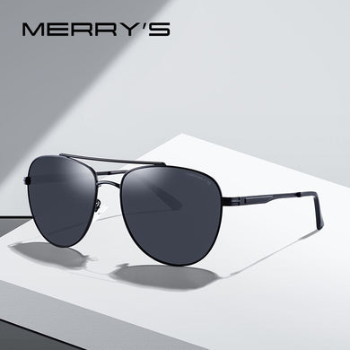 MERRYS DESIGN Men Classic Pilot Sunglasses HD Polarized Sun glasses For Men Driving UV400 Protection S8322