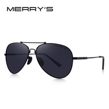 Load image into Gallery viewer, MERRYS DESIGN Men Classic Pilot Sunglasses HD Polarized Sun glasses Titanium Memory Alloy Bridge UV400 Protection S8127