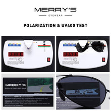 Load image into Gallery viewer, MERRYS DESIGN Men Classic Pilot Sunglasses HD Polarized Sun glasses Titanium Memory Alloy Bridge UV400 Protection S8127