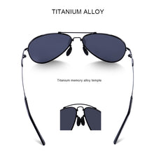 Load image into Gallery viewer, MERRYS DESIGN Men Classic Pilot Sunglasses HD Polarized Sun glasses Titanium Memory Alloy Bridge UV400 Protection S8127