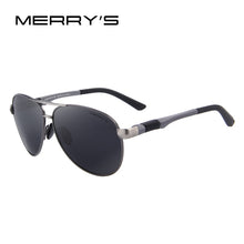 Load image into Gallery viewer, MERRYS DESIGN Men Classic Pilot Sunglasses HD Polarized Sunglasses For Driving Aviation Alloy Frame Spring Legs UV400 S8404