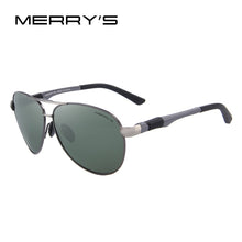 Load image into Gallery viewer, MERRYS DESIGN Men Classic Pilot Sunglasses HD Polarized Sunglasses For Driving Aviation Alloy Frame Spring Legs UV400 S8404