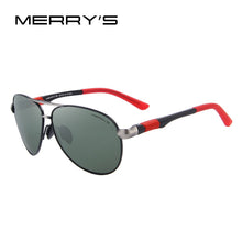 Load image into Gallery viewer, MERRYS DESIGN Men Classic Pilot Sunglasses HD Polarized Sunglasses For Driving Aviation Alloy Frame Spring Legs UV400 S8404