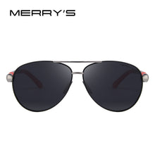 Load image into Gallery viewer, MERRYS DESIGN Men Classic Pilot Sunglasses HD Polarized Sunglasses For Driving Aviation Alloy Frame Spring Legs UV400 S8404