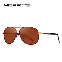 Load image into Gallery viewer, MERRYS DESIGN Men Classic Pilot Sunglasses HD Polarized Sunglasses For Men Driving Aviation Legs UV400 Protection S8371
