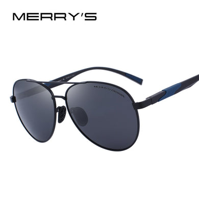 MERRYS DESIGN Men Classic Polarized Sunglasses Aluminum Pilot Sunglasses UV400 Protection S8155