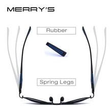 Carica l&#39;immagine nel visualizzatore di Gallery, MERRYS DESIGN Occhiali da sole classici da uomo polarizzati Occhiali da sole pilota in alluminio Protezione UV400 S8155 