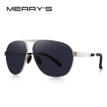 Carica l&#39;immagine nel visualizzatore di Gallery, MERRYS DESIGN Uomo Classico Occhiali da sole polarizzati Occhiali da sole pilota maschile Occhiali con montatura grande Gambe in alluminio Protezione UV400 S8611N 