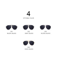 Carica l&#39;immagine nel visualizzatore di Gallery, MERRYS DESIGN Uomo Classico Occhiali da sole polarizzati Occhiali da sole pilota maschile Occhiali con montatura grande Gambe in alluminio Protezione UV400 S8611N 