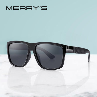 MERRYS DESIGN Men Classic Polarized Sunglasses Male Vintage Square Sun Glasses UV400 Protection S3008