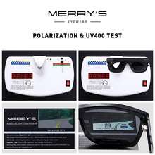 Load image into Gallery viewer, MERRYS DESIGN Men Classic Polarized Sunglasses Male Vintage Square Sun Glasses UV400 Protection S3008