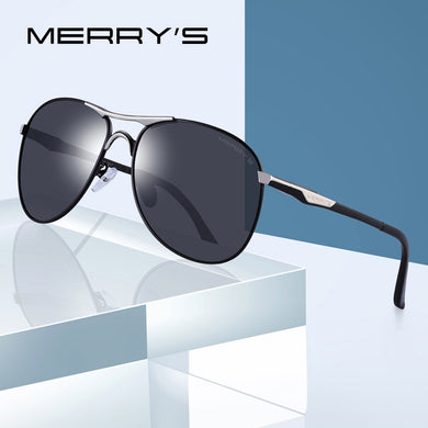 MERRYS DESIGN Men Classic Polarized Sunglasses Men Aluminum Pilot Sunglasses For Driving  Shades UV400 S8712G