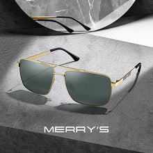 Carica l&#39;immagine nel visualizzatore di Gallery, MERRYS DESIGN Men Classic Rectangle Sunglasses Aviation Frame HD Polarized Sunglasses For Mens Driving UV400 Protection S8280