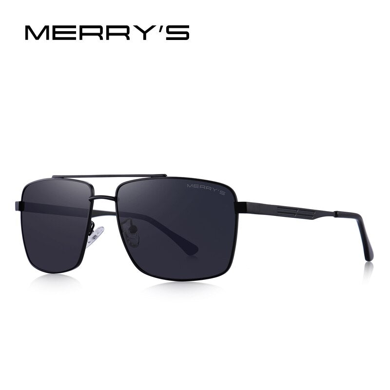 MERRYS DESIGN Men Classic Rectangle Sunglasses Aviation Frame HD Polarized Sunglasses For Mens Driving UV400 Protection S8280
