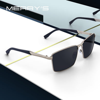 MERRYS DESIGN Men Classic Rectangle Sunglasses HD Polarized Sun glasses For Driving TR90 Legs UV400 Protection S8380