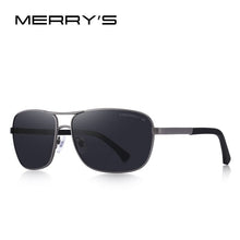 Load image into Gallery viewer, MERRYS DESIGN Men Classic Rectangle Sunglasses HD Polarized Sun glasses For Driving TR90 Legs UV400 Protection S8166