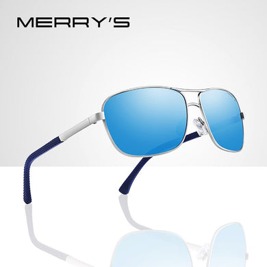 MERRYS DESIGN Men Classic Rectangle Sunglasses HD Polarized Sun glasses For Driving TR90 Legs UV400 Protection S8166