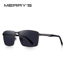 Load image into Gallery viewer, MERRYS DESIGN Men Classic Rectangle Sunglasses HD Polarized Sun glasses For Driving TR90 Legs UV400 Protection S8380