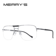 Load image into Gallery viewer, MERRYS DESIGN Men Classic Square Glasses Optics Frame  Double Bridge Prescription Glasses Frames Optical Eyewear S2012