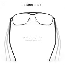 Load image into Gallery viewer, MERRYS DESIGN Men Classic Square Glasses Optics Frame  Double Bridge Prescription Glasses Frames Optical Eyewear S2012