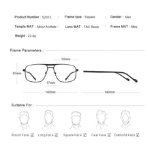 Load image into Gallery viewer, MERRYS DESIGN Men Classic Square Glasses Optics Frame  Double Bridge Prescription Glasses Frames Optical Eyewear S2012