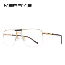 Load image into Gallery viewer, MERRYS DESIGN Men Classic Square Glasses Optics Frame  Double Bridge Prescription Glasses Frames Optical Eyewear S2012