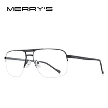 Load image into Gallery viewer, MERRYS DESIGN Men Classic Square Glasses Optics Frame  Double Bridge Prescription Glasses Frames Optical Eyewear S2012