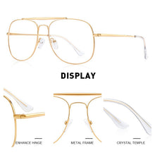 Load image into Gallery viewer, MERRYS DESIGN Men Classic Square Glasses Optics Frame Women Double Beam Prescription Glasses Frames Optical Eyewear S2389
