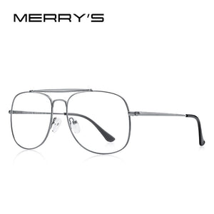 MERRYS DESIGN Men Classic Square Glasses Optics Frame Women Double Beam Prescription Glasses Frames Optical Eyewear S2389