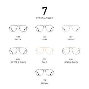 MERRYS DESIGN Men Classic Square Glasses Optics Frame Women Double Beam Prescription Glasses Frames Optical Eyewear S2389